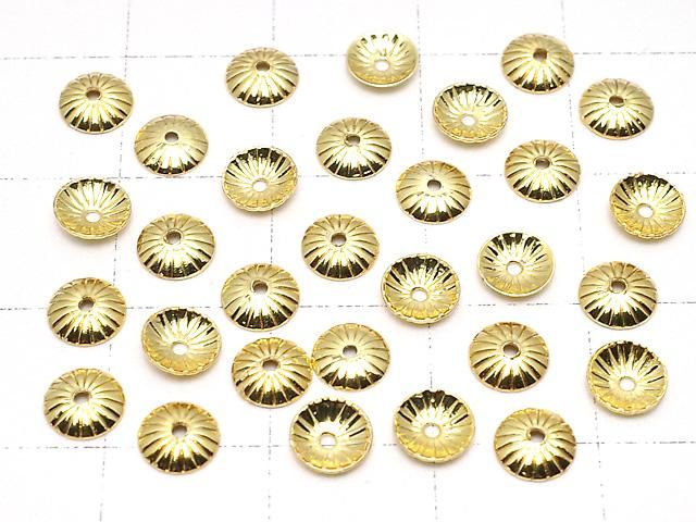メタルパーツ ビーズキャップ5×5×1.2mm ゴールドカラー 10個 サムネイル4