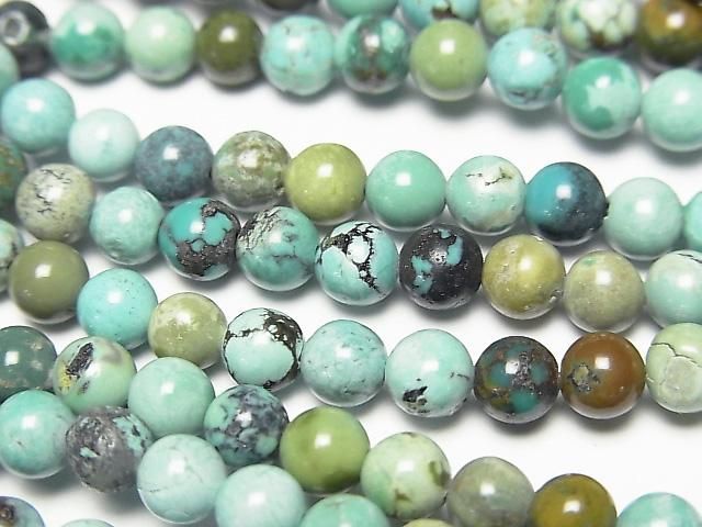 ターコイズAA+ ラウンド5mm 1連(約38cm)の画像