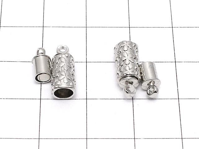 メタルパーツ マグネット式 クラスプ12×6×6mm シルバーカラー 2ペア サムネイル3