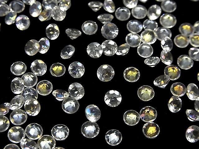 【動画】アクアクリスタルAAA- ルース ラウンドファセットカット4×4mm 20粒 サムネイル3