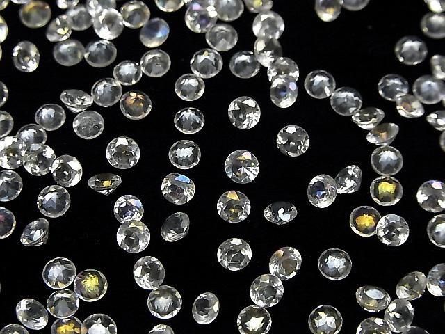【動画】アクアクリスタルAAA- ルース ラウンドファセットカット4×4mm 20粒 サムネイル4