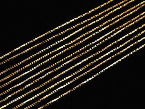 14KGF ボックスチェーン 約0.8mm幅 10センチの画像