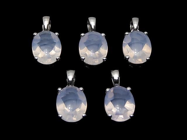【動画】宝石質スコロライトAAA オーバルファセットカット ペンダントトップ9×7mm SILVER925製 サムネイル4