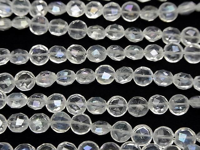 【動画】アクアクリスタルAAA- コインカット6×6×4mm 半連/1連(28粒) サムネイル3