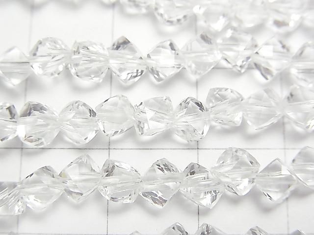 【動画】【素晴らしい輝き】クリスタルAAA ダイスカット5×5×5mm 半連/1連(約18cm) サムネイル2