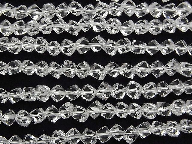 【動画】【素晴らしい輝き】クリスタルAAA ダイスカット5×5×5mm 半連/1連(約18cm) サムネイル3