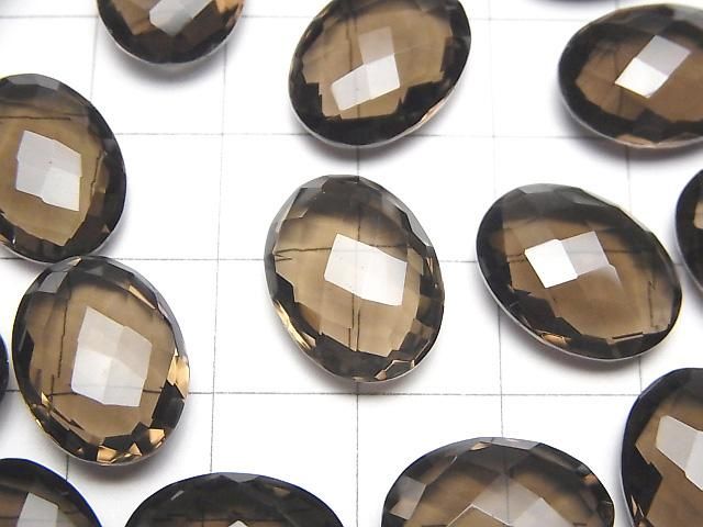 【動画】宝石質スモーキークォーツAAA ルース オーバルクッションカット16×12mm 4粒 サムネイル2