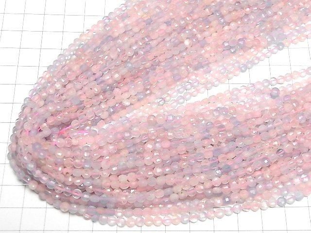 【動画】【素晴らしい輝き】ベリルミックス(マルチカラーアクアマリン)AA+ コインカット4×4×2.5mm 1連(約37cm) サムネイル4