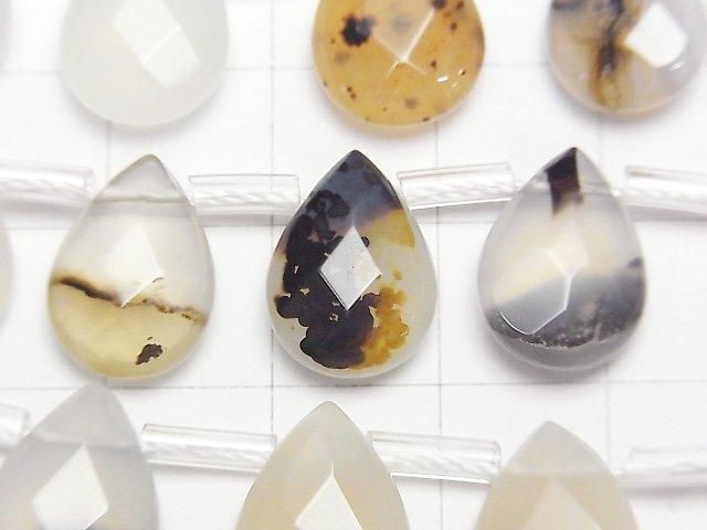 【動画】モンタナモスアゲートAA++ ペアシェイプカット14×10×5mm 半連/1連(約36cm) サムネイル2