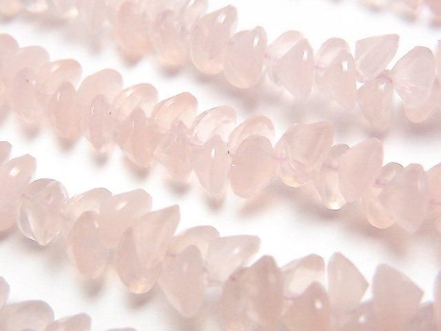 【動画】宝石質ピンクカラーカルセドニーAAA ラウンドファセットカット6×6mm 1/4連~1連(約22cm)の画像
