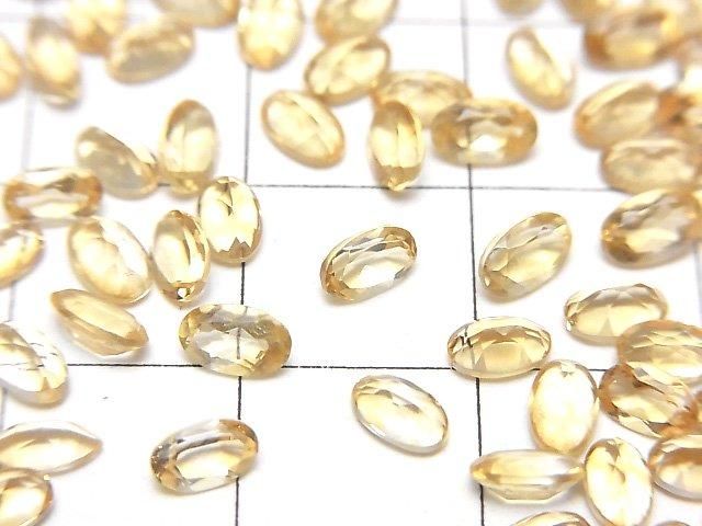 【動画】宝石質シトリンAAA ルース オーバルファセットカット5×3mm 10粒 サムネイル2