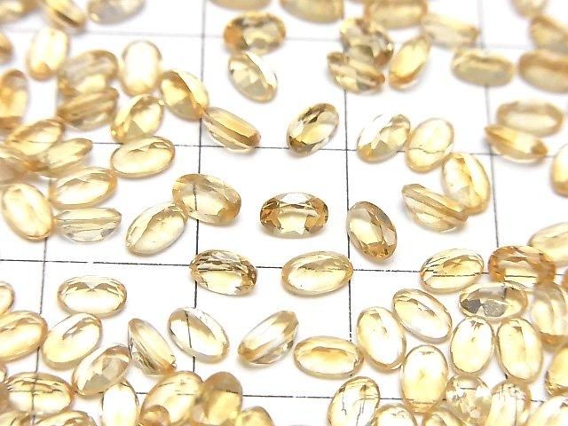 【動画】宝石質シトリンAAA ルース オーバルファセットカット5×3mm 10粒 サムネイル3