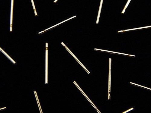 14KGF ピアスポスト(針型)【0.74×9.5mm】【0.74×11mm】 10ペアの画像