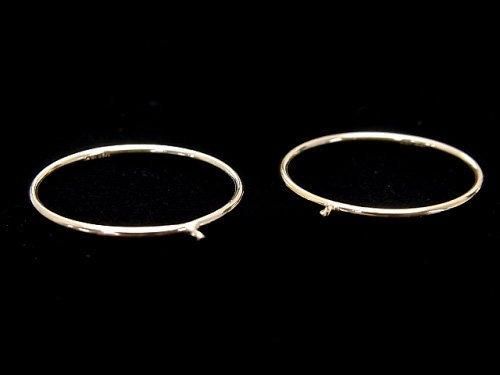 14KGF リング 突き刺し(ペグ)付 1個の画像