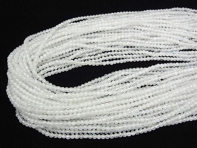 【動画】レインボームーンストーンAA+ ラウンド3mm 1連(約37cm) サムネイル4