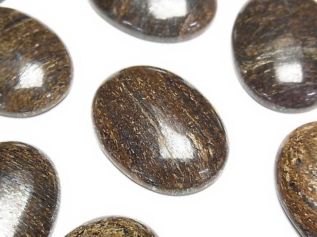 ブロンザイト オーバル カボション30×22mm 2個の画像