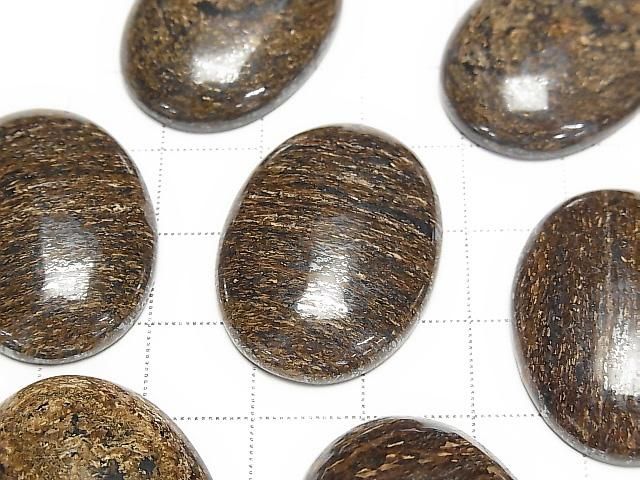 ブロンザイト オーバル カボション30×22mm 2個 サムネイル2