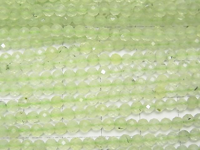 【動画】【素晴らしい輝き】プレナイトAAA- ラウンドカット3mm 1連(約37cm) サムネイル2