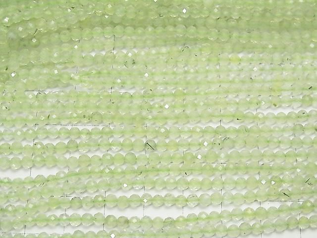 【動画】【素晴らしい輝き】プレナイトAAA- ラウンドカット3mm 1連(約37cm) サムネイル3