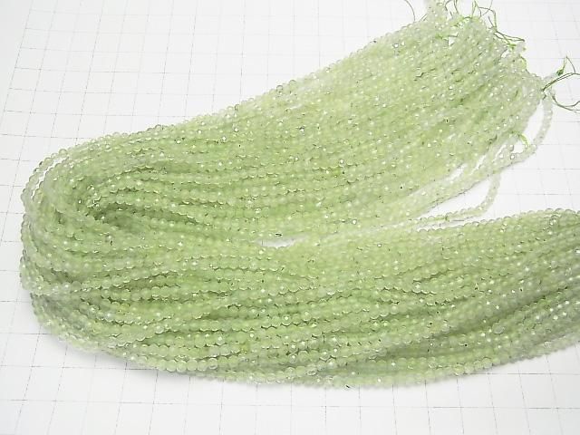 【動画】【素晴らしい輝き】プレナイトAAA- ラウンドカット3mm 1連(約37cm) サムネイル4