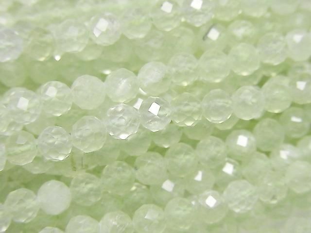 【動画】【素晴らしい輝き】プレナイトAA++ ラウンドカット4mm 1連(約37cm)の画像