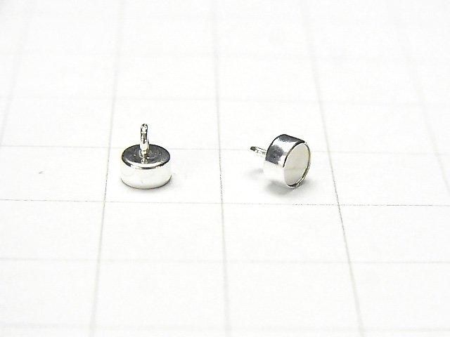 Silver925 マグネット式 クラスプ4.5×5mm 1ペア(2ピース) サムネイル2
