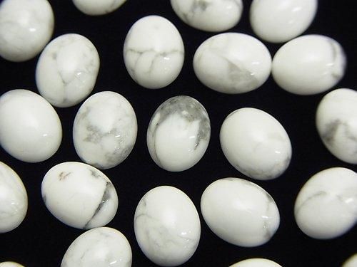 ハウライト オーバル カボション10×8mm 4個の画像