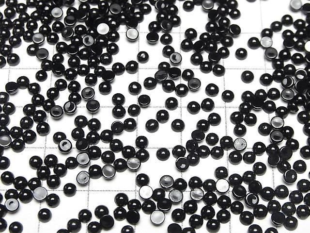 【動画】オニキスAAA ラウンド カボション3×3mm 10個 サムネイル4