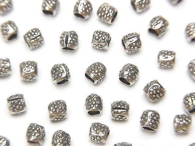 カレンシルバー 模様入りロンデル3×3×3mm 10粒の画像