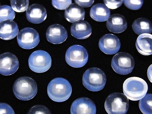 【動画】宝石質スコロライトAAA ラウンド カボション6×6mm 4個の画像