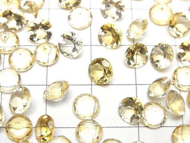 【動画】宝石質シトリンAAA ルース ラウンドファセットカット6×6mm 10粒 サムネイル3