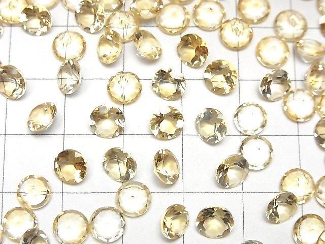 【動画】宝石質シトリンAAA ルース ラウンドファセットカット6×6mm 10粒 サムネイル4