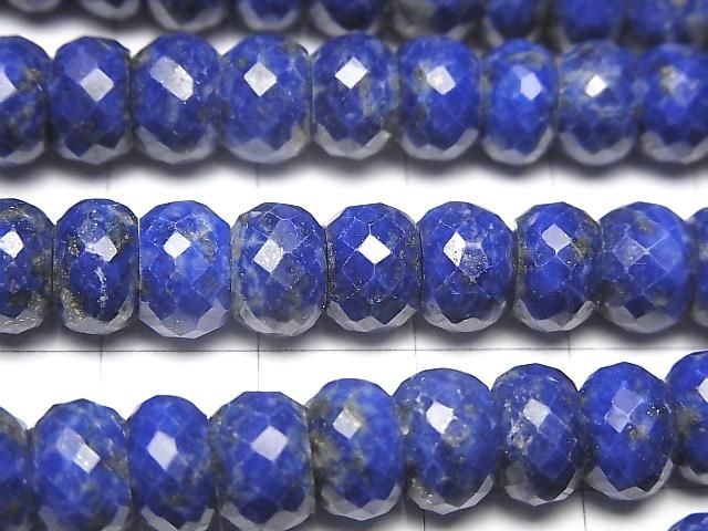 【動画】【素晴らしい輝き】ラピスラズリAA++ ボタンカット 半連/1連(約36cm) サムネイル2