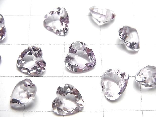 【動画】宝石質ローズアメジストAAA ハートシェイプカット 8×8mm 1/4連~1連(ブレス) サムネイル2