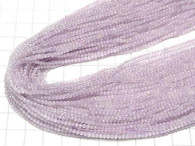 【動画】【素晴らしい輝き】ラベンダーアメジストAA+ 極小ラウンドカット2mm 1連(約37cm) サムネイル4