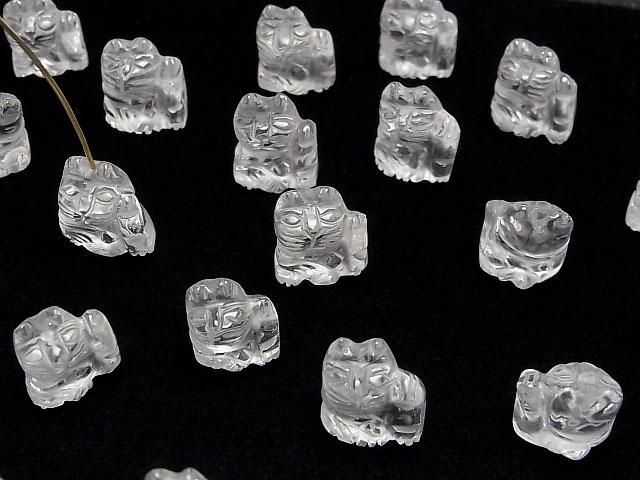 【動画】クリスタルAAA- 招き猫シェイプ 【片穴】 2個 サムネイル3