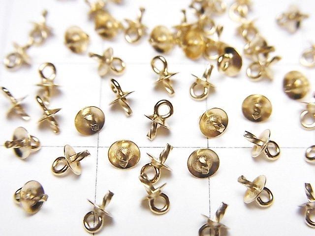 【K14 Yellow Gold】ヒートン(突き刺し)ピン 3×3mm 1個 サムネイル2