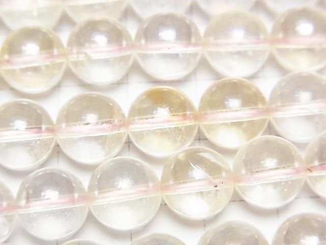 【動画】フラッシュ・ライトカラーシトリン NO.2 ラウンド10mm 半連/1連(約38cm) サムネイル2