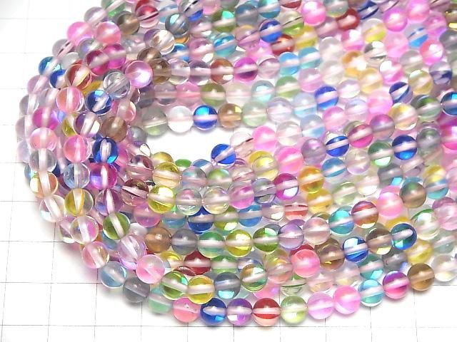 【動画】マルチカラールナフラッシュ ラウンド6mm 1連(約36cm) サムネイル4