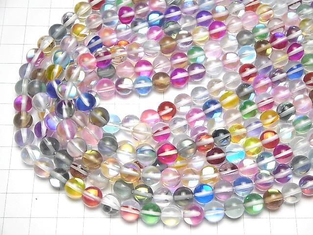 【動画】マルチカラールナフラッシュ ラウンド8mm 1連(約35cm) サムネイル4