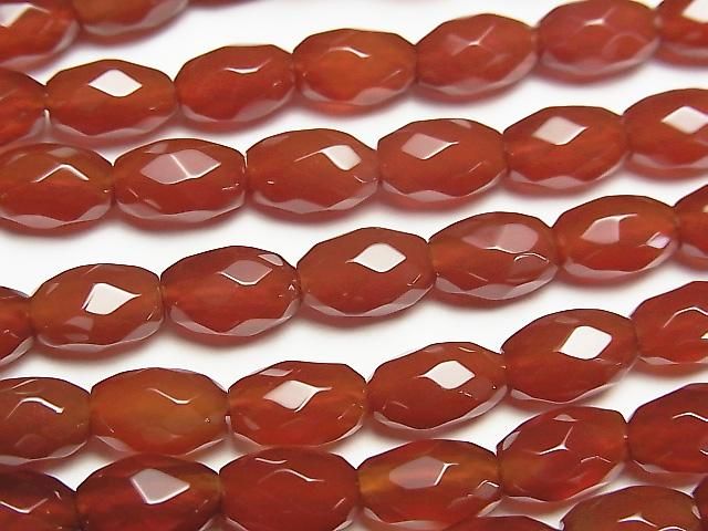レッドアゲート ライスカット9×6×6mm 1連|天然石ビーズの卸問屋 レッドアゲート ライスカット9×6×6mm 1連|天然石ビーズの卸問屋