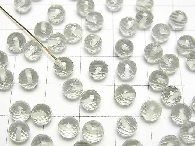 【動画】宝石質グリーンアメジストAAA 片穴ラウンドカット6mm 4粒 サムネイル3