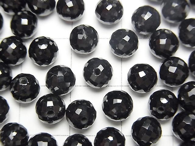 【動画】ブラックスピネルAAA 片穴ラウンドカット6mm 3粒 サムネイル2