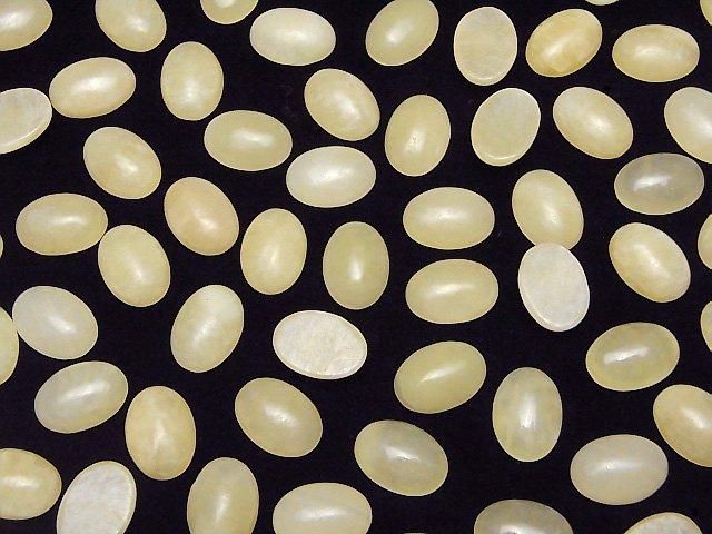 イエローカルサイト オーバル カボション14×10mm 5個 サムネイル4