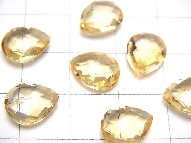 【動画】宝石質シトリンAAA ルース ペアシェイプクッションカット11×9mm 3粒 サムネイル2