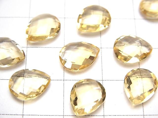 【動画】宝石質シトリンAAA ルース ペアシェイプクッションカット11×9mm 3粒 サムネイル3
