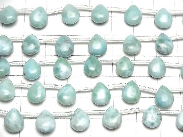 【動画】ラリマーAA+ ペアシェイプ(プレーン)10×8mm 1連(約16cm) サムネイル3