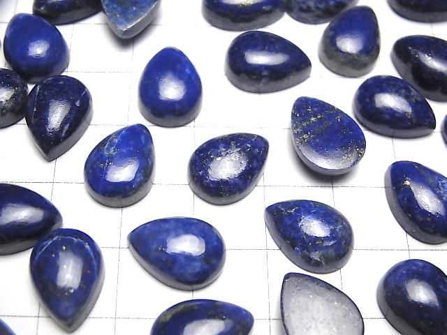 【動画】ラピスラズリAA+ ペアシェイプ カボション14×10mm 3個 サムネイル4