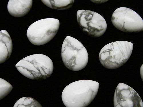 ハウライト ペアシェイプ カボション14.5×10.5mm 5個の画像