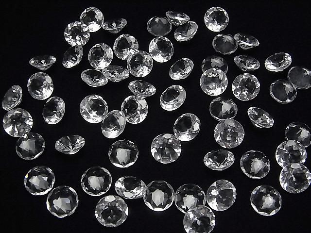 【動画】宝石質クリスタルAAA ルース ラウンドファセットカット10×10mm 3粒 サムネイル4